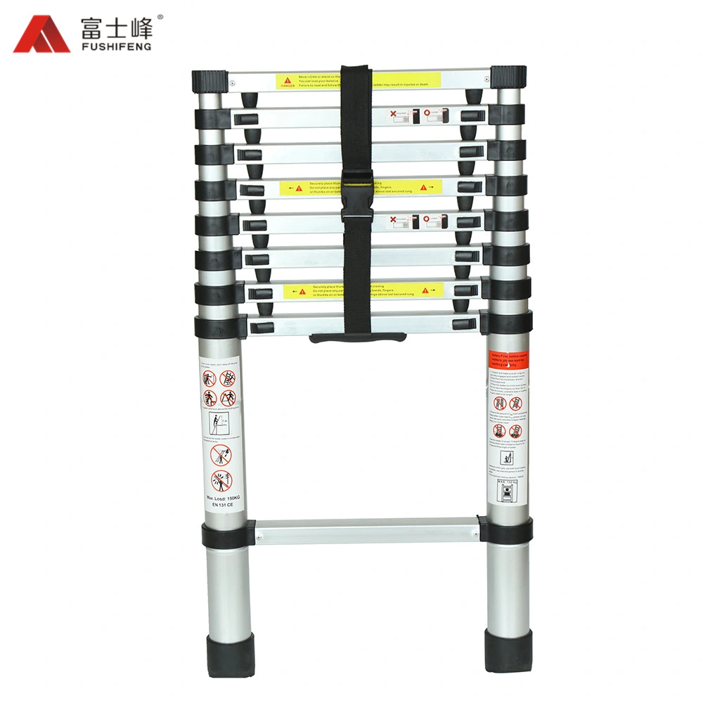 Aluminium Material 3.2m Telescopic Ladder with En131 Certificate