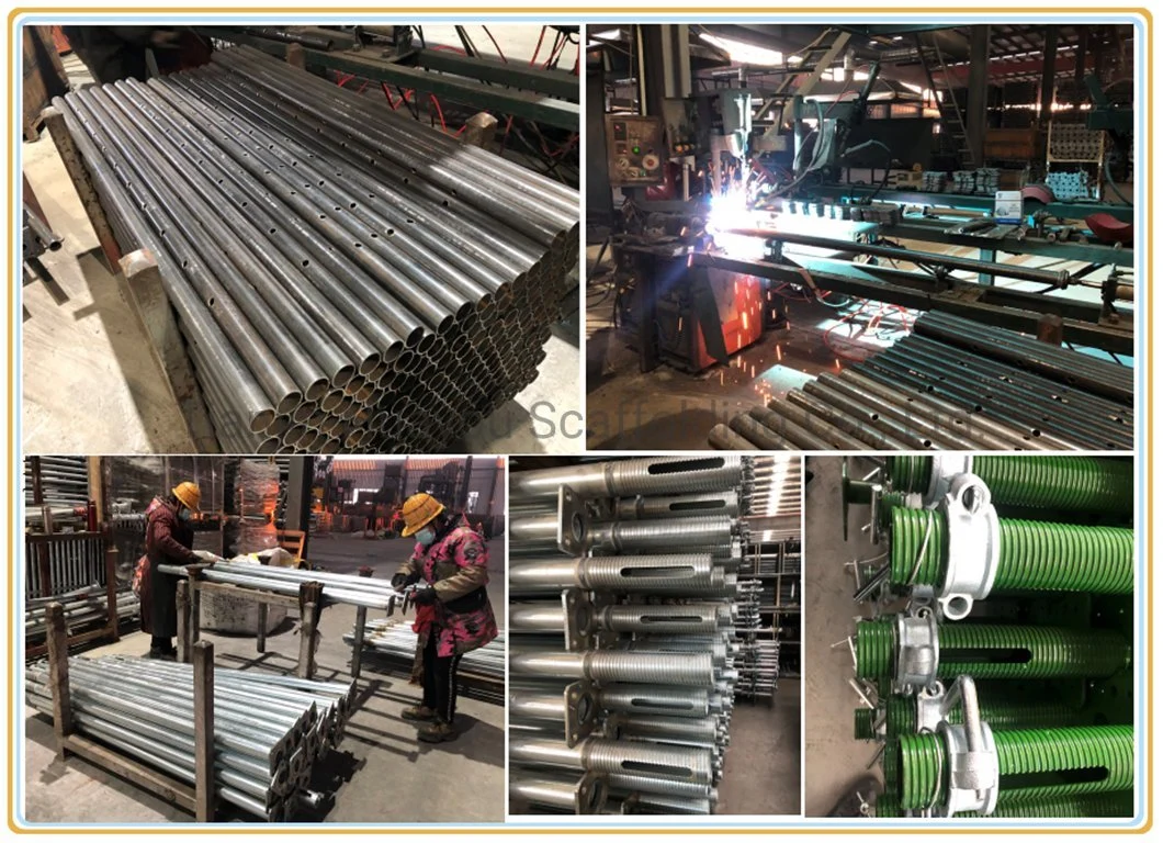 Q235 Light Duty Spanish Cup Nut Scaffolding Prop Jack Galvanized or Painted Steel Prop with Cup Nut