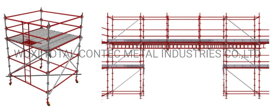 Safety Kwikstage Facade Scaffolding for Construction Material
