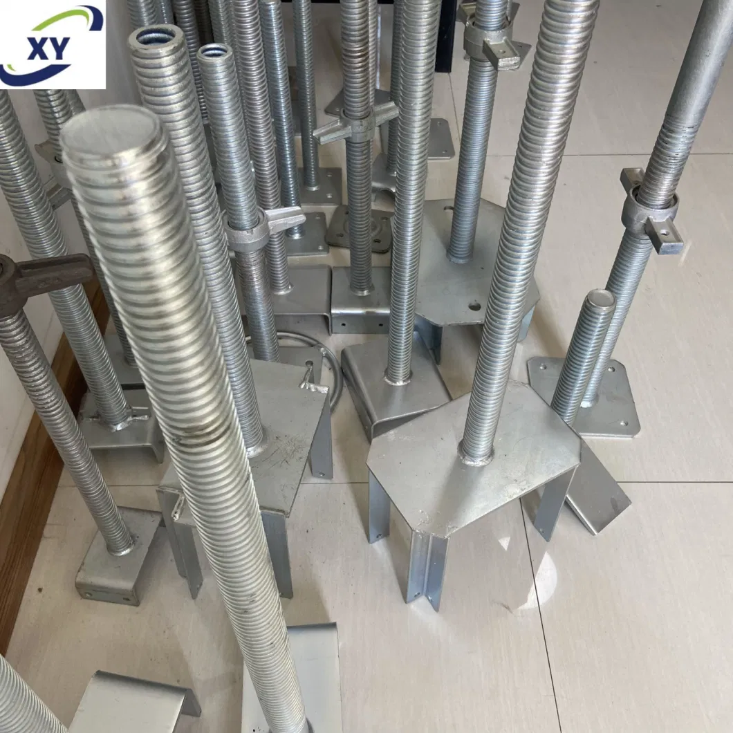 Factory Scaffolding Adjustable Screw U Head Base Jack for Construction Building Material