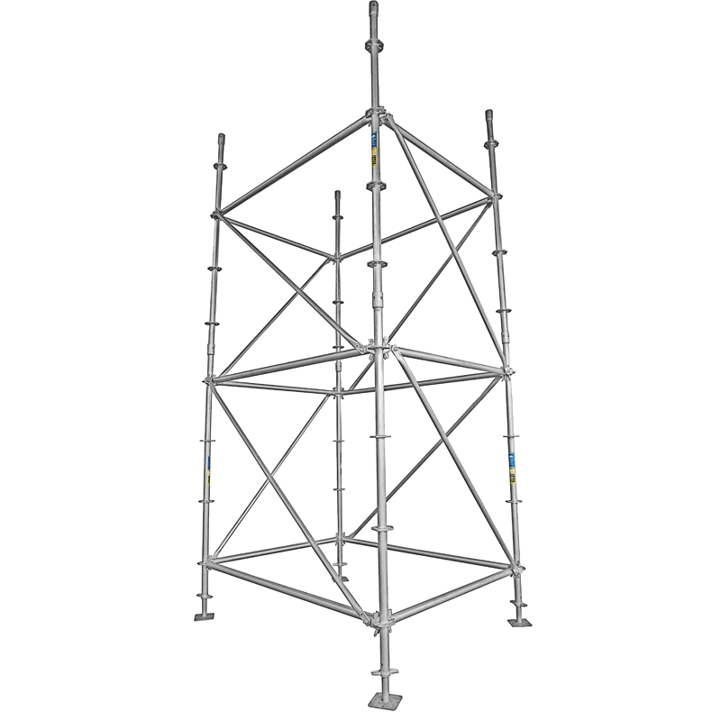 SGS Heavy-Duty Metal Octagonlock Scaffolding with Testing Reports for Building Construction