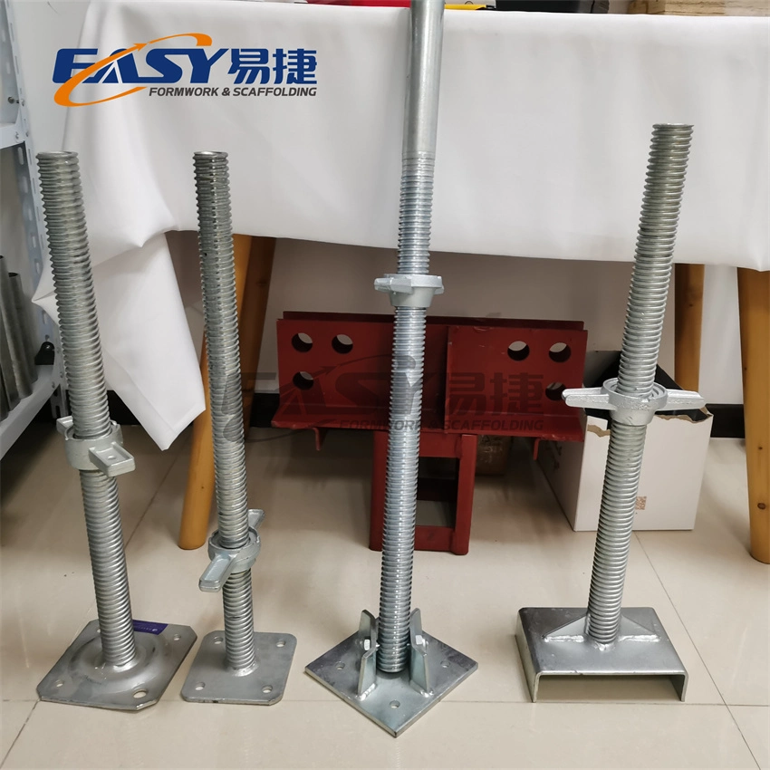 Easy Scaffold Hollow/Solid Base U Head Scaffolding Leveling Jack