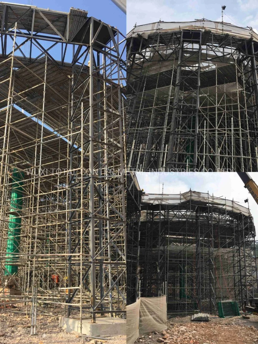 Industrial Project System Octagonlock Shoring Scaffolding in Future Guarden Construction Project