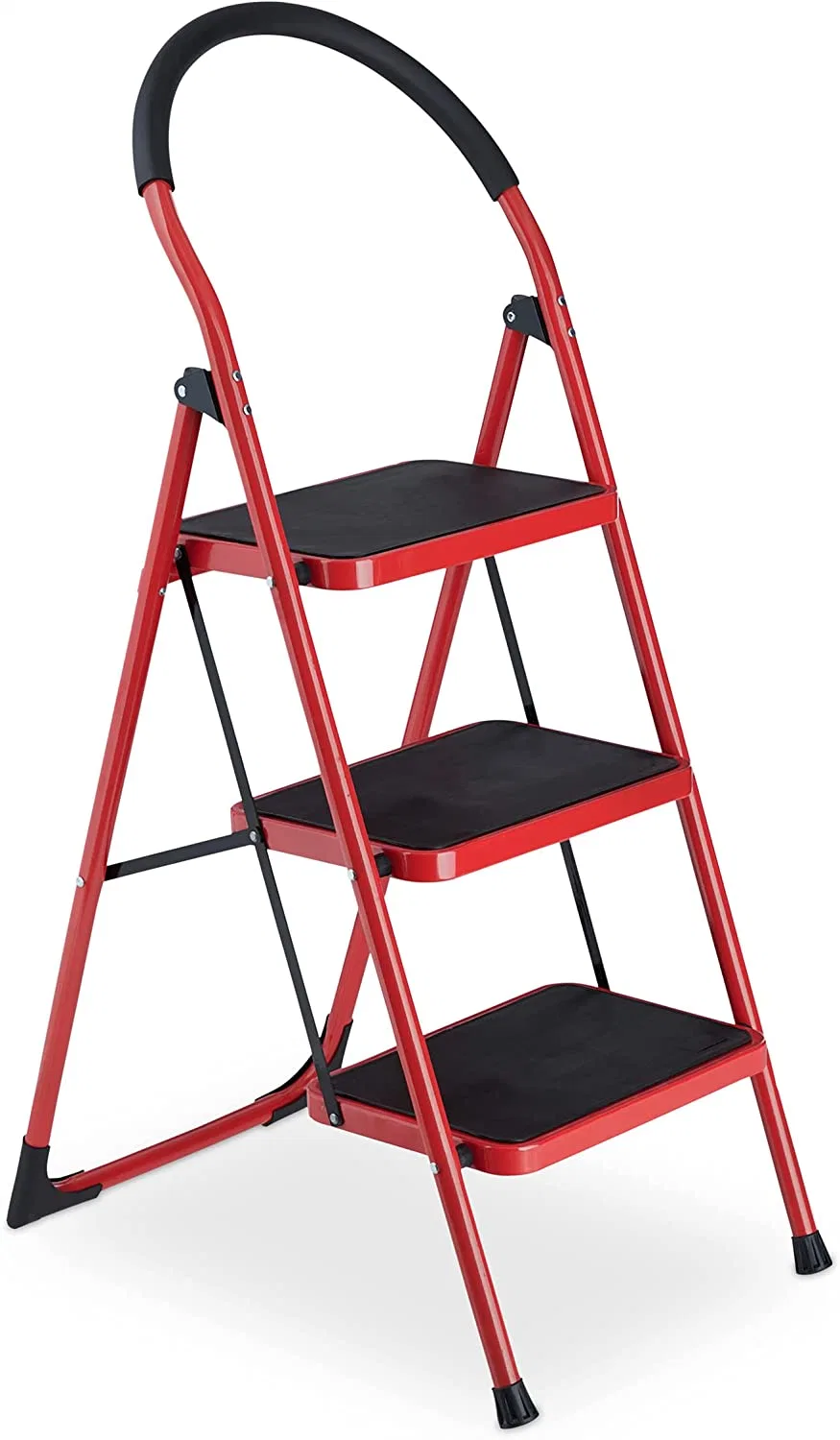 New Single Straight Folding Step Telescopic Aluminium Ladder