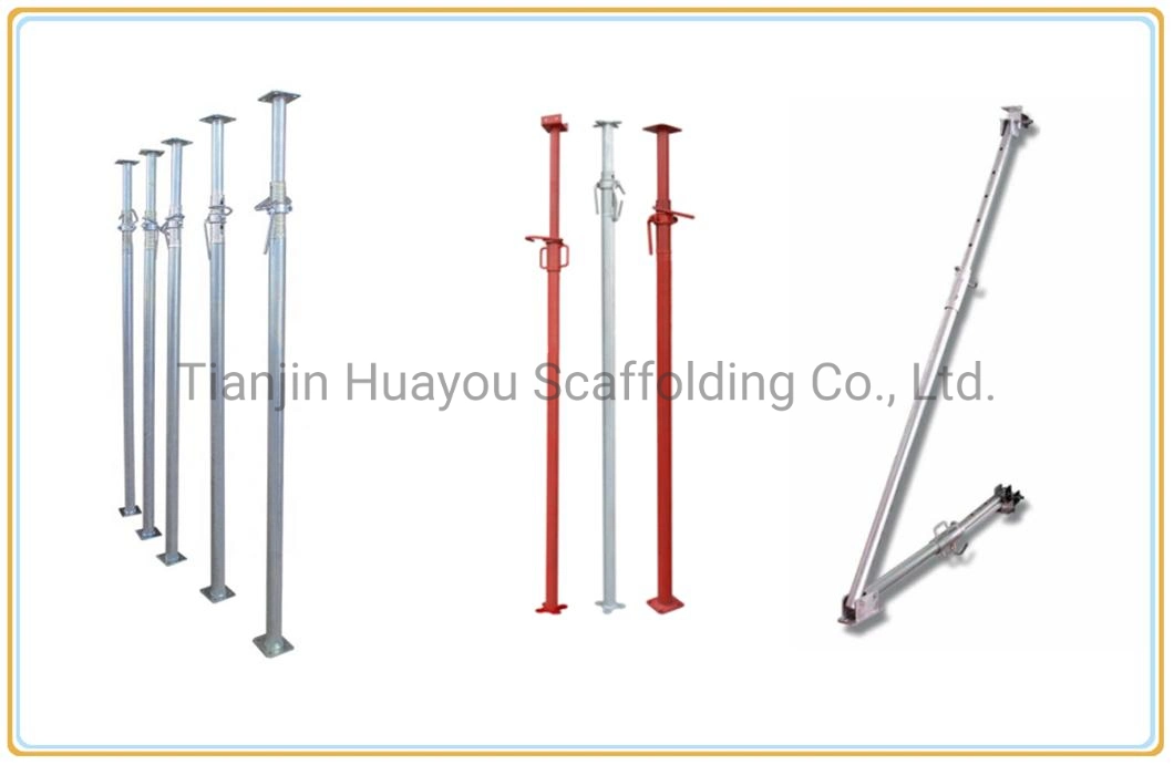 Q235 Formwork Steel Prop Scaffolding System Acro Jack Scaffold for Construction