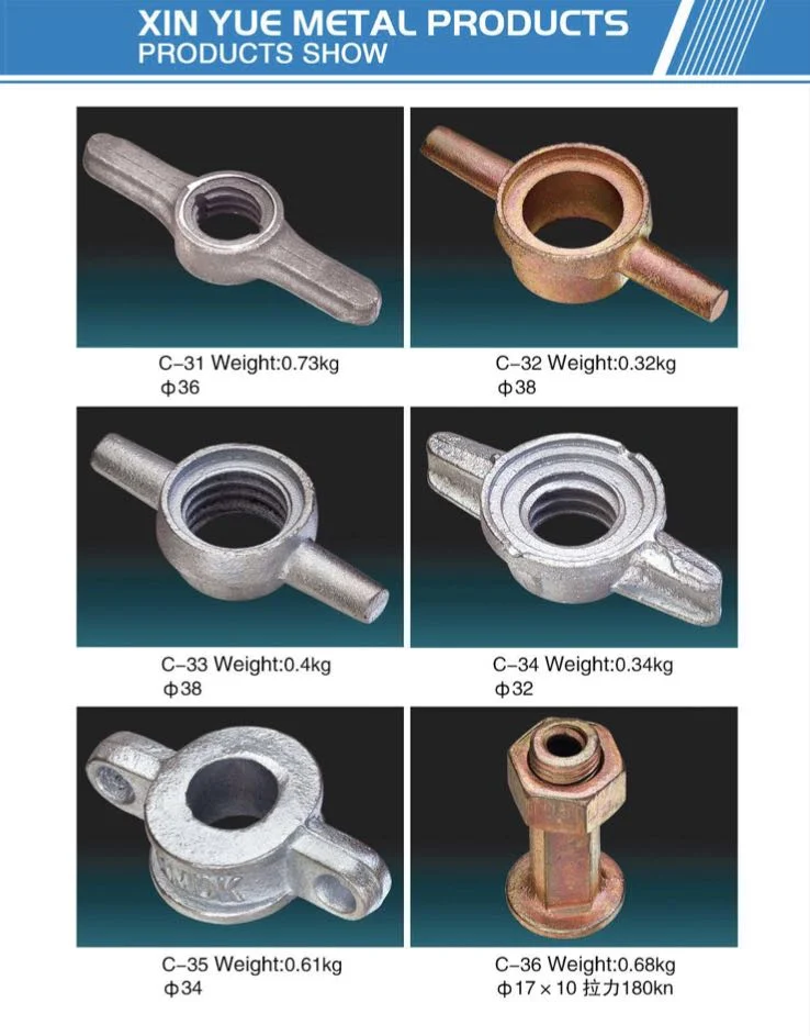 Different Types of Scaffolding/Scaffold Jack Nut/Base Jack Nut Factory Sale Construction Fittings Scaffolding Adjustable Jack Base Nut