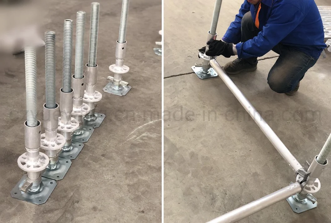 Metal Galvanized Steel Mobile Ringlock Modular Platform Ladder System Stairway Scaffolding