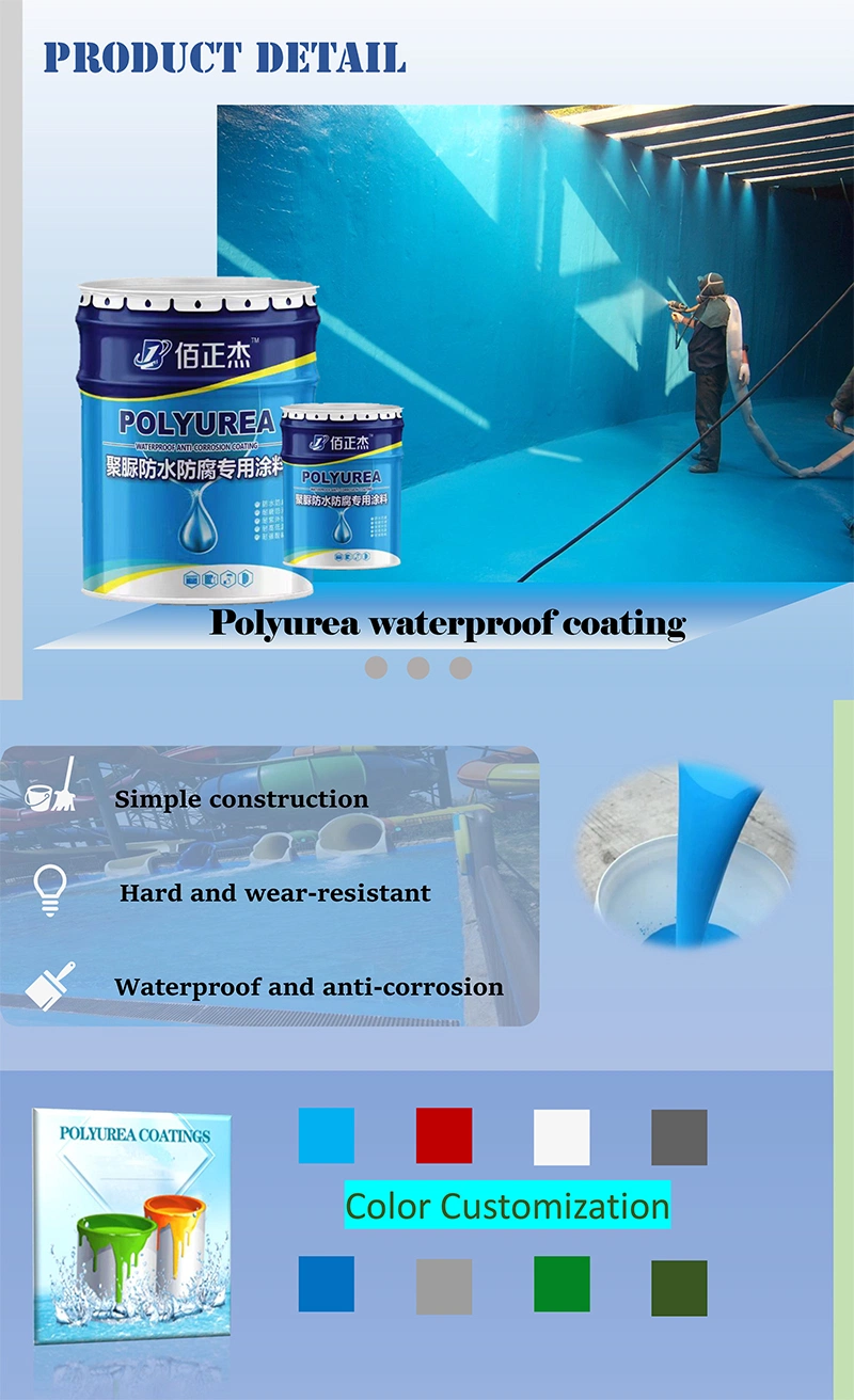 Polyurea Waterproofing Membrane Roofing Building Construction Waterproof Material