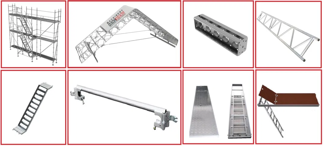 Aluminium Board Ladder Aluminium Plywood Trapdoor Plank Board Scaffolding Deck with Ladder for Construction