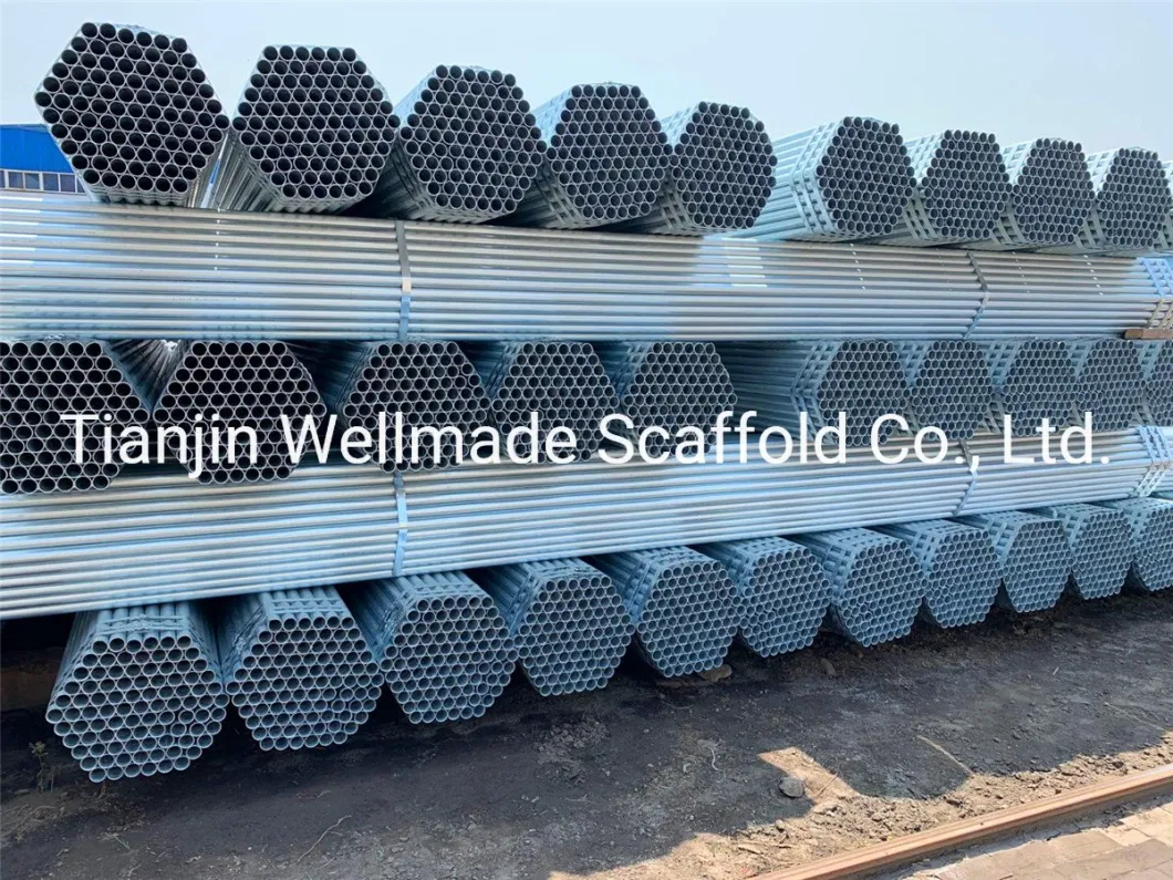 Galvanised Pipe Scaffolding Steel Tubes Oil Gas Suspended Industrial Scaffolding High Quality