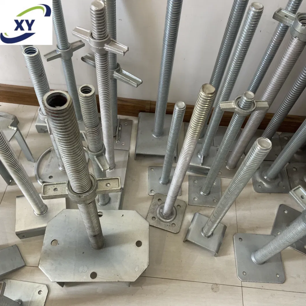 Factory Scaffolding Adjustable Screw U Head Base Jack for Construction Building Material