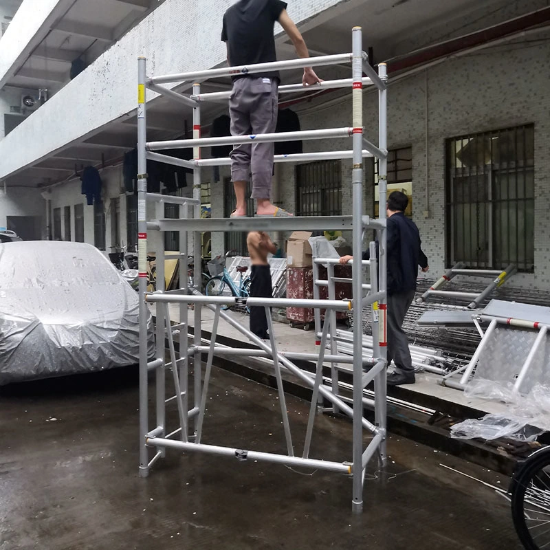 Dragonstage Hot Sell Foldable Moving Aluminium Scaffolding for Sale