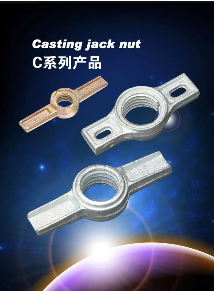 Different Types of Scaffolding/Scaffold Jack Nut/Base Jack Nut Factory Sale Construction Fittings Scaffolding Adjustable Jack Base Nut