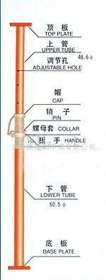 Comaccord Formwork Props Adjustable Scaffolding System Height Steel Props