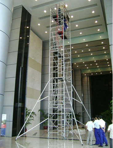 Aluminum Climbing Scaffolding System Frame Scaffolding Ladder