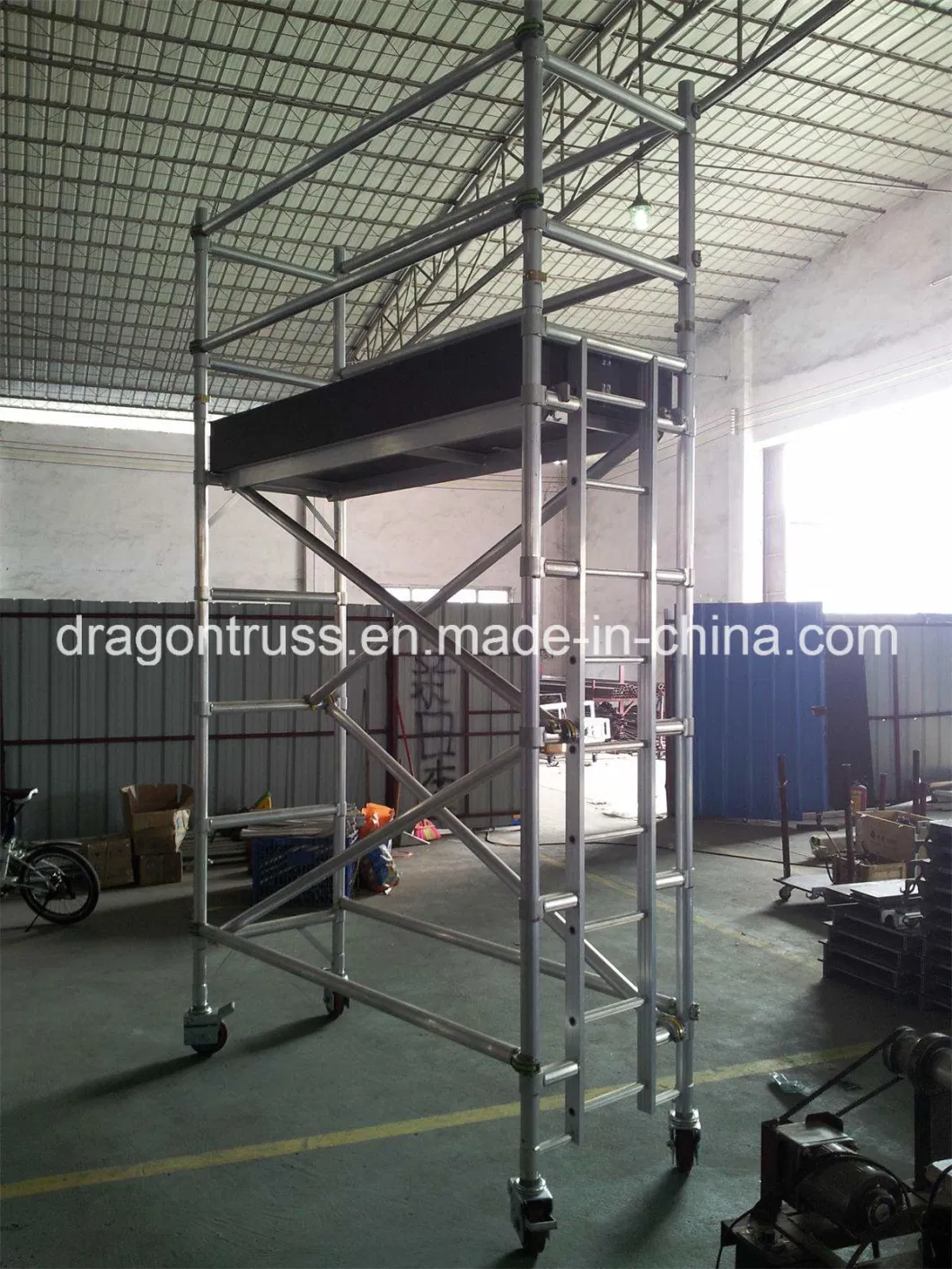 Dragonstage Platform Ladder, Scaffolding Climbing Tower, Tubular Durable Scaffolding