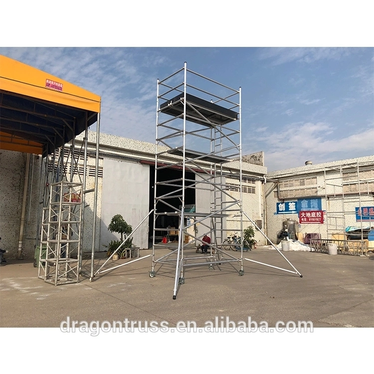 7.5m (0.75*2m) Dependable Fast- Moving High - Rise Building Protection Barrier Self-Climbing Scaffolding
