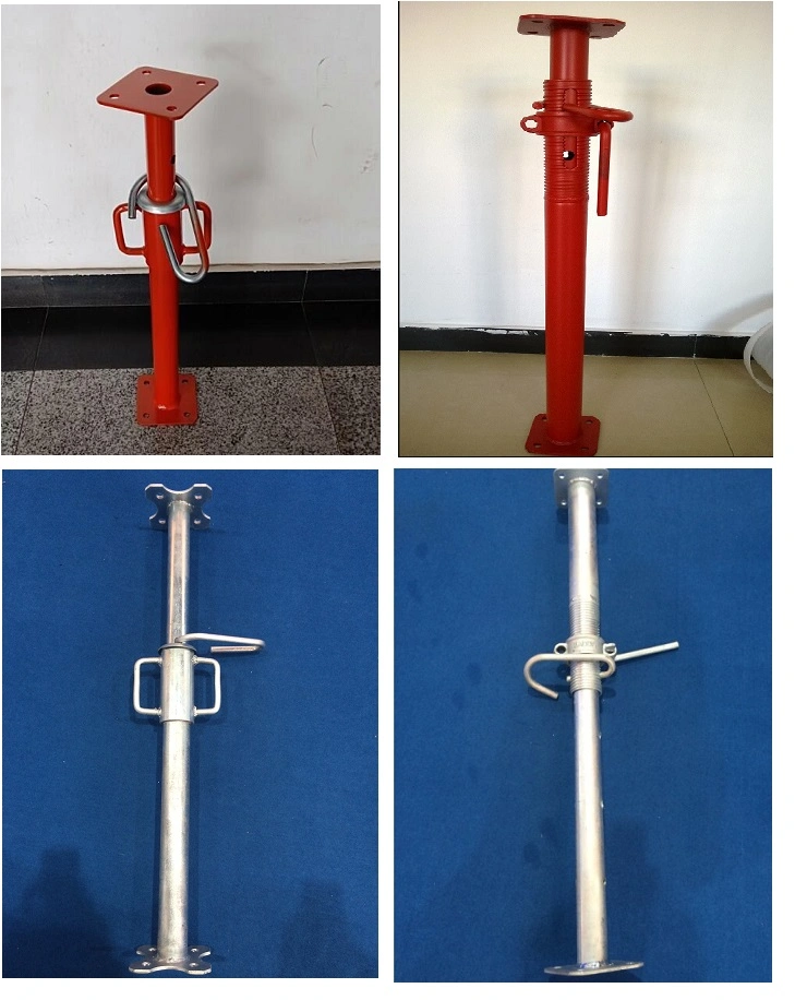 China Leading Supplier Scaffold Prop Manufacturer Shoring Scaffolding Systems Galvanized Adjustable Steel Prop Jack