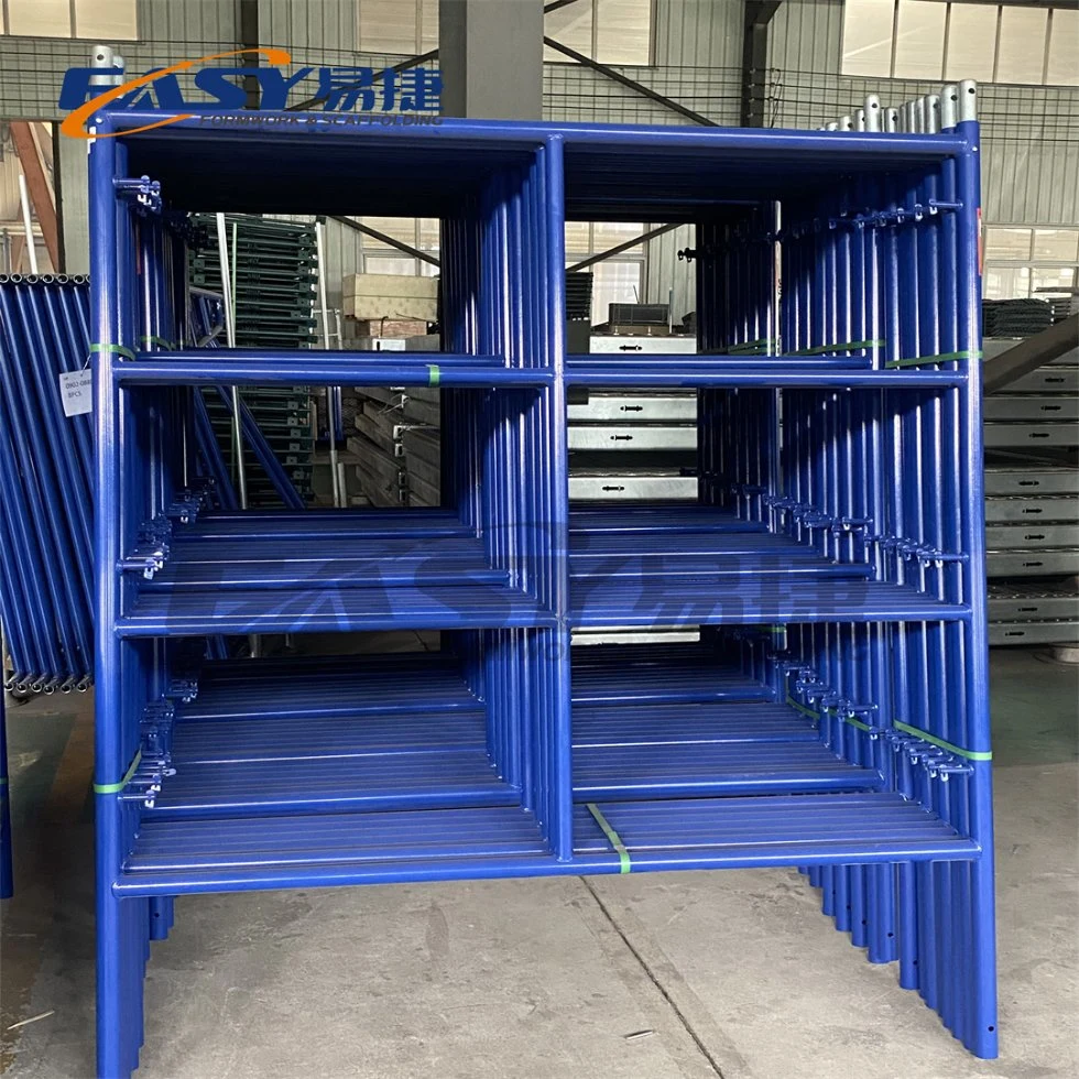 Easy Scaffolding Wholesale Shoring Frames Scaffold Price Steel Mason/Narrow/Ladder/Snap /Folding/Walk Through Frame Modular System Scaffolding for Sale