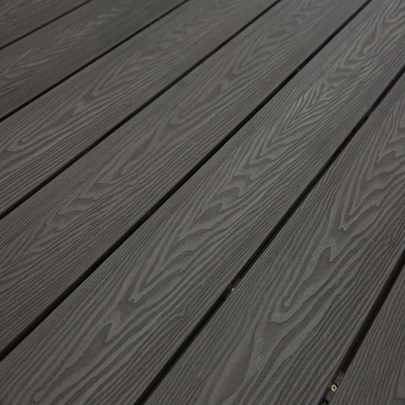 Engineered Eco Material with Soft Surface Waterproof Anti-Static Building Material Wood Plastic Flooring WPC Decking with High Quality