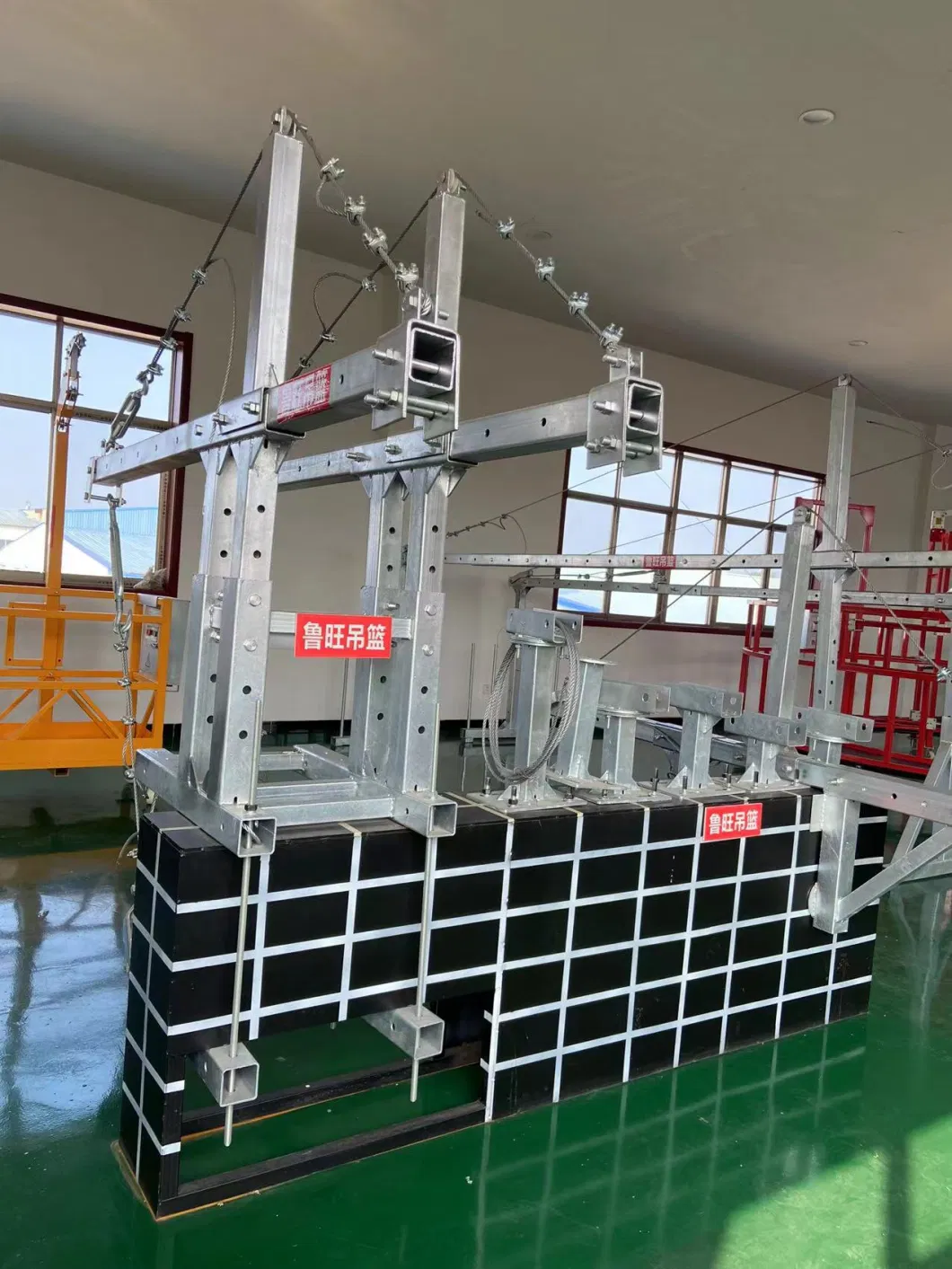 Zlp800 Aluminum Electric Gondola Scaffolding Suspended Platform Frame Construction Balconies Swing Stage Andamio Electrico