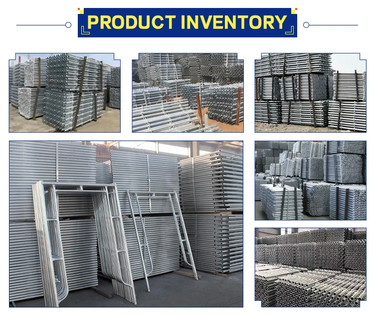 China Manufacturer Wholesale Price Building Construction Steel Ladder Frame Scaffolding for Sale