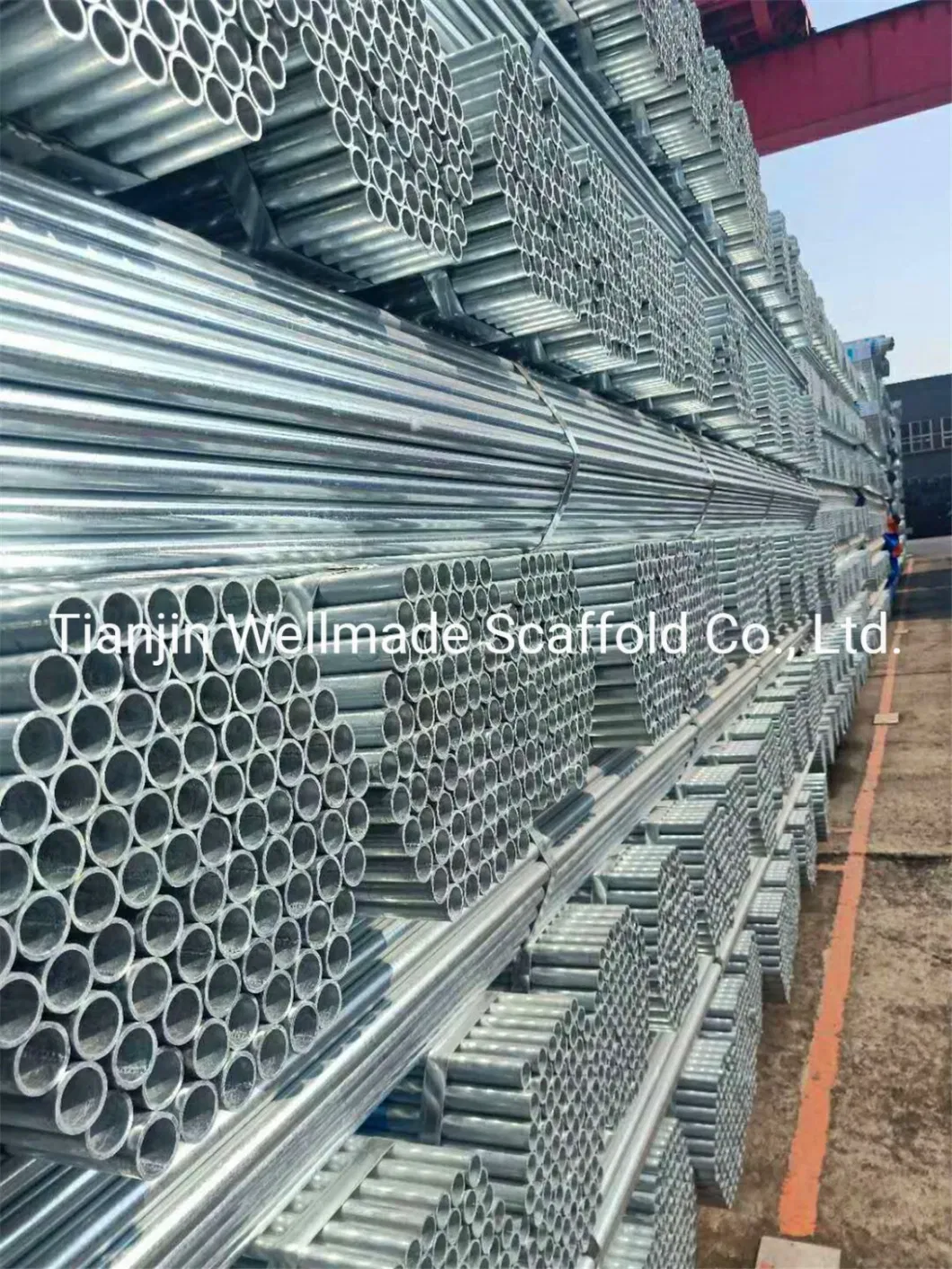 Galvanised Pipe Scaffolding Steel Tubes Oil Gas Suspended Industrial Scaffolding High Quality