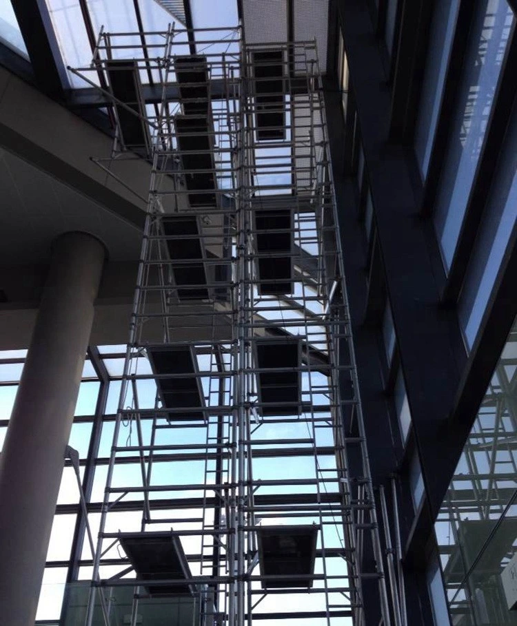 Dragonstage Hot-Sale Used Aluminium Single Row Climb Ladder Scaffolding