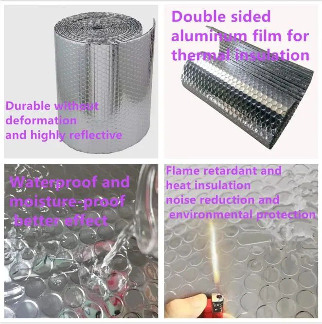 Sun Barrier Reflective Foil Bubble Heat Insulation Heat Cheap Roofing Waterproof Materials for Building