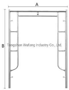 Tianjin Factory High Quality Full Set Tubular Steel Frame Scaffolding Main Frame H Frame