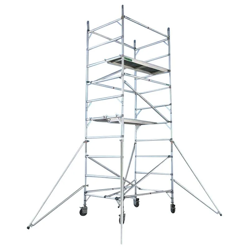 Dragonstage Outdoor Used Aluminium Climb Ladder Step-Stair Scaffolding Tower