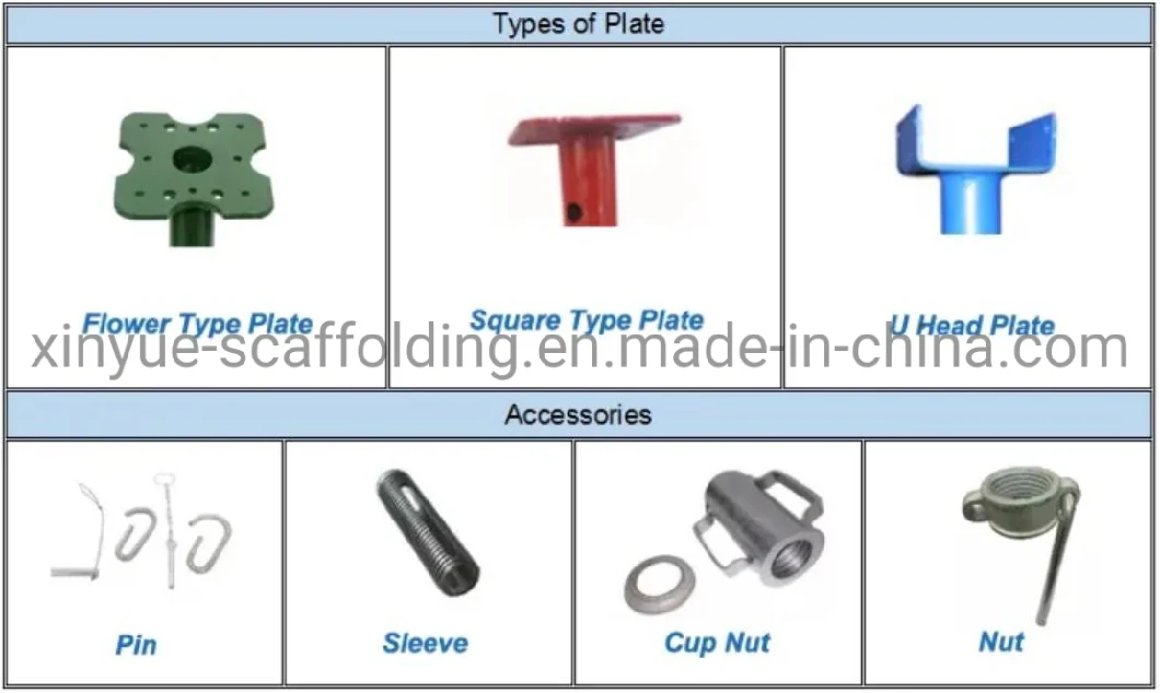 Hot Sale Steel Adjustable Shoring Prop Coated Heavy Duty Shuttering Scaffolding/Scaffold Prop