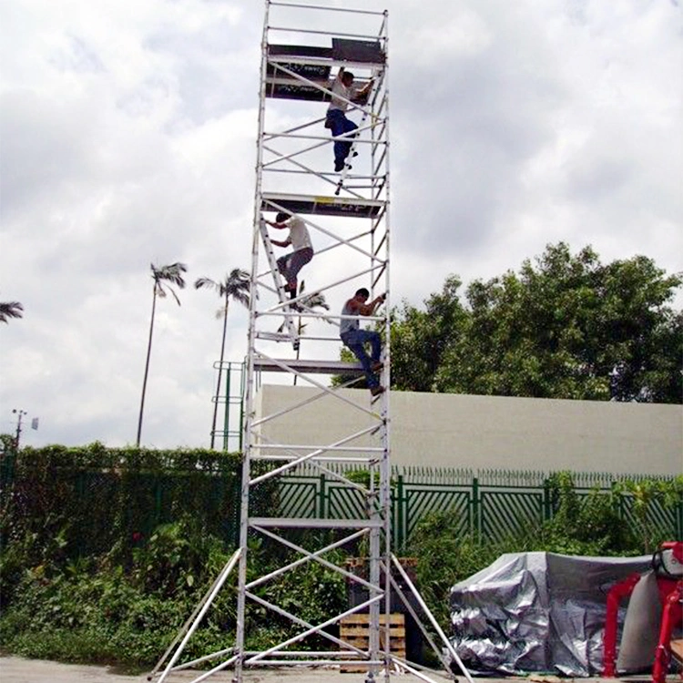 Dragonstage Used Aluminum Hang Step-Stair Scaffolding Tower for Sale in UAE