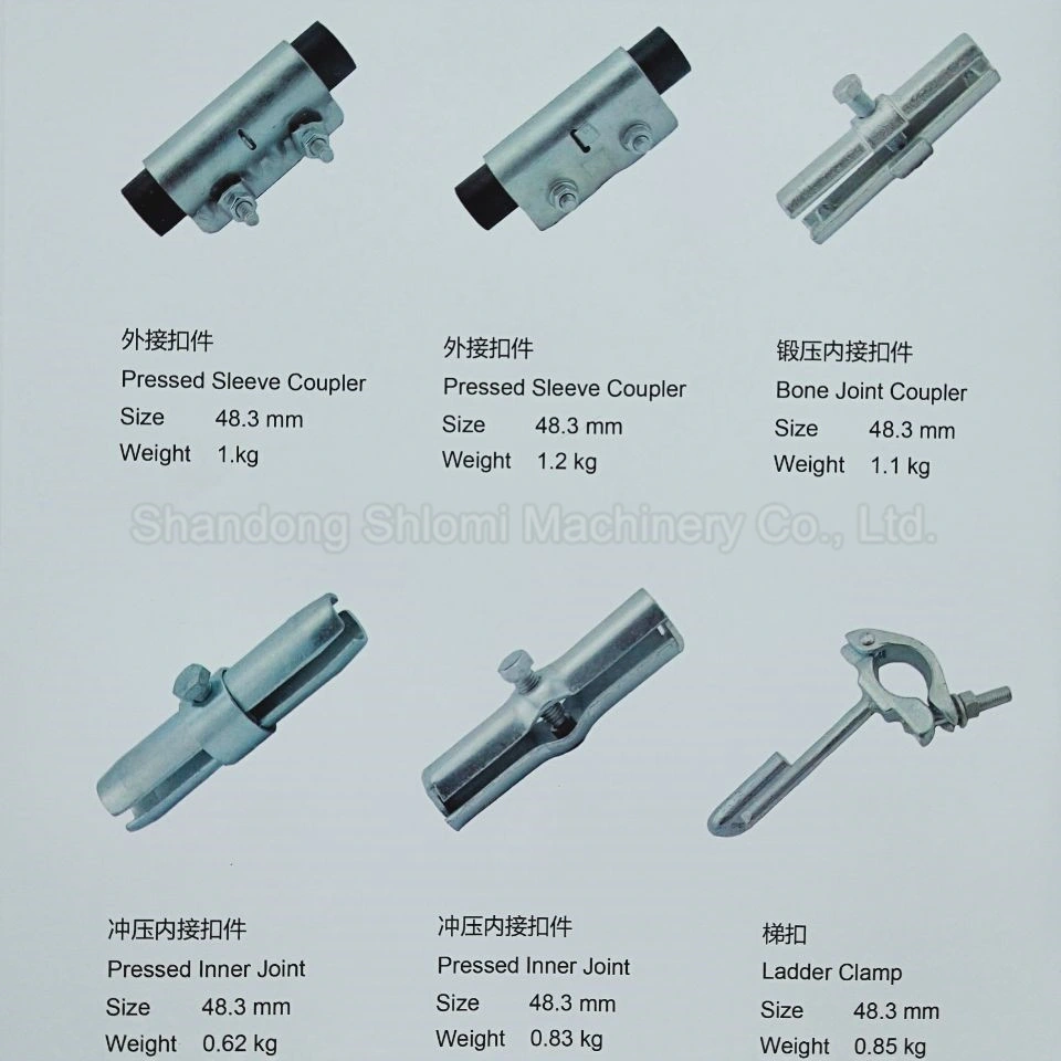 48.3mm*48.3mm JIS Steel Pressed Scaffolding Swivel Coupler for Steel Pipe Scaffolding Construction