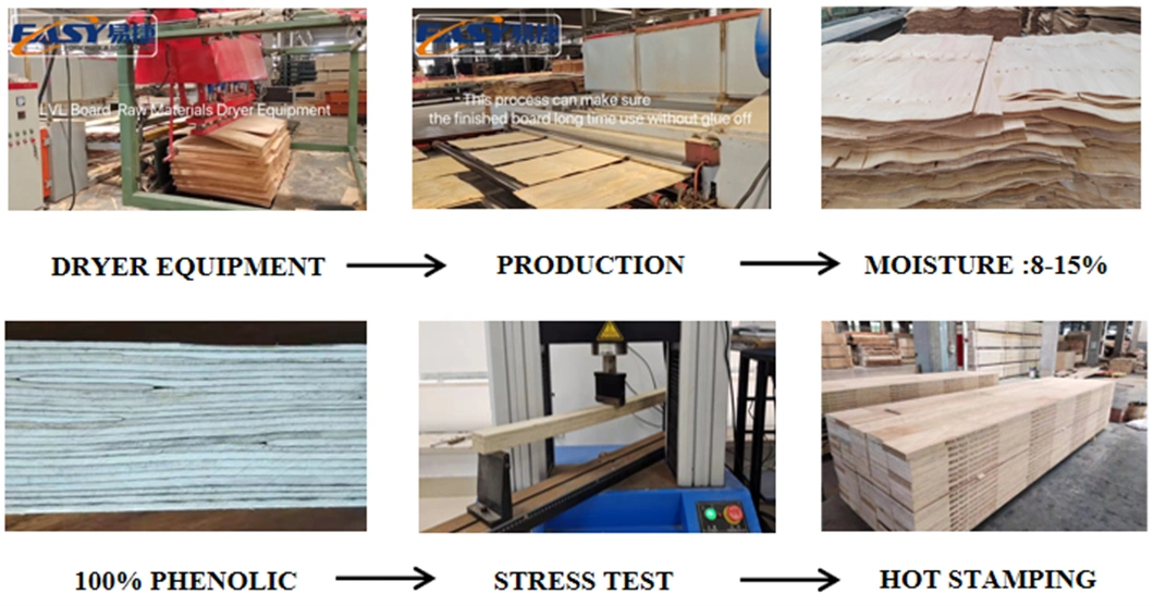 Easy Scaffolding Radiata Pine Osha AS/NZS1577 Standard Scaffolding LVL Plank Wooden Plank