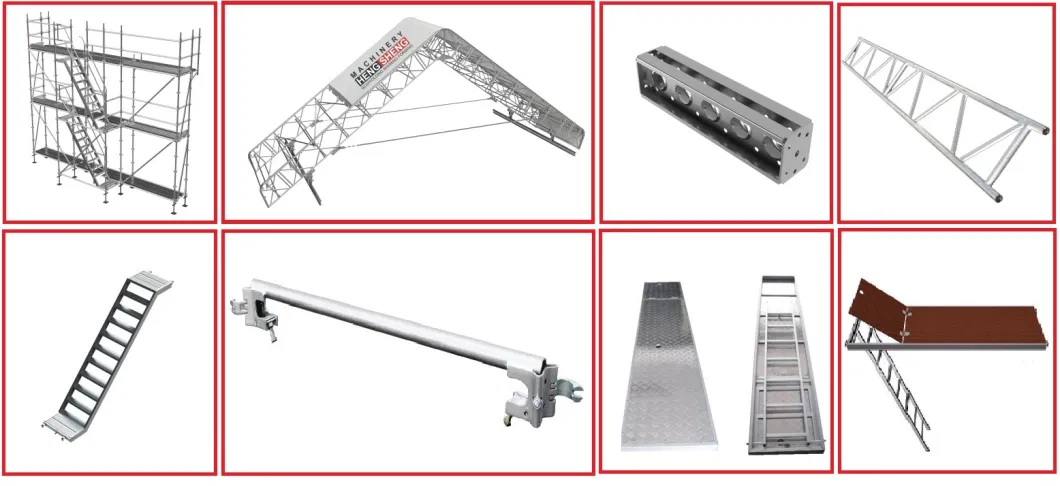 New Hot Sale High Quality Safety Pre-Galvanised Steel Ladder Galvanized Straight Steel Scaffolding Ladders