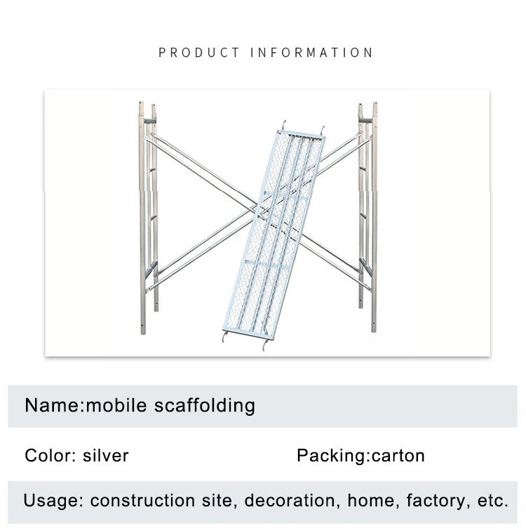 Mobile Scaffold Movable Construction Ladder Scaffolding Mobile Scaffolding Aluminium