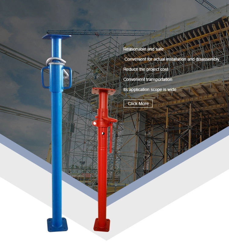 Factory Supply Adjustable Scaffold System Shoring Posts for Construction