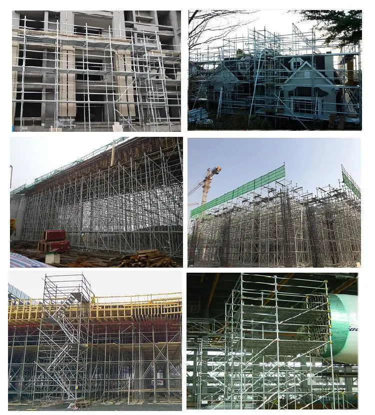Temporary Painting and Plastering House Exterior Scaffolding