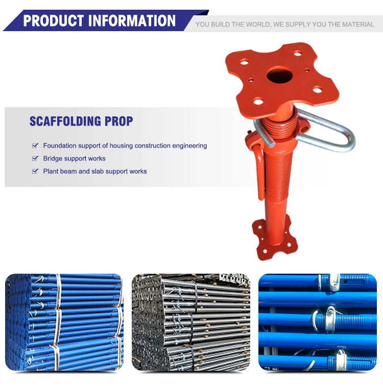 Factory Supply Adjustable Scaffold System Shoring Posts for Construction