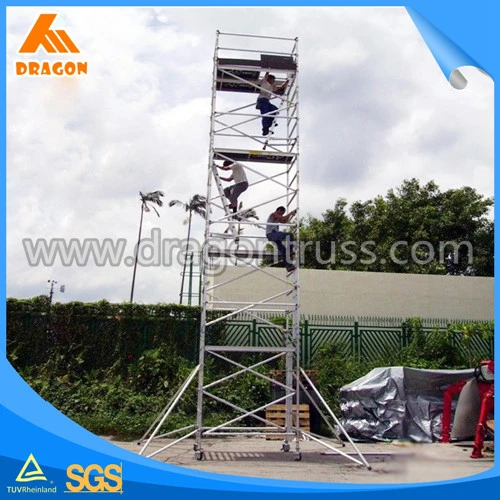 Dragonstage Aluminum Multi Use Hang Step-Stair Used Scaffolding for Installation Works