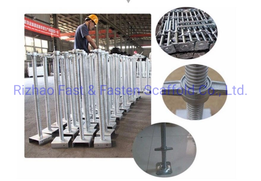 Hot Sale Scaffolding Accessories Parts Solid Hollow Scaffolding Jack Base