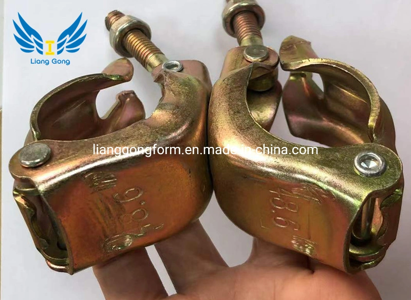 Forged Swivel Steel Quick Scaffolding Pipe Joint Clamp Coupler Electronic Galvanized Drop Forged Steel Scaffolding Coupler