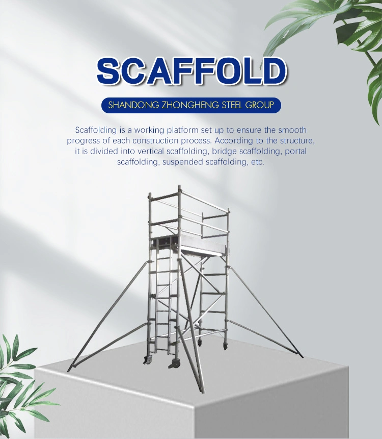 Mobile Steel Scaffold Tower/Scaffolding Platform in Construction