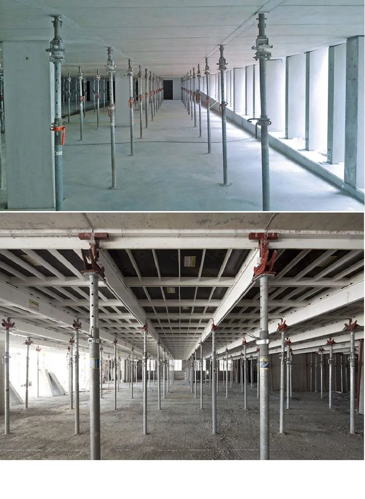 Building Concrete Construction Support Metal Props Poles Acrow Props Acro Leveling Screw Jacks Scaffold