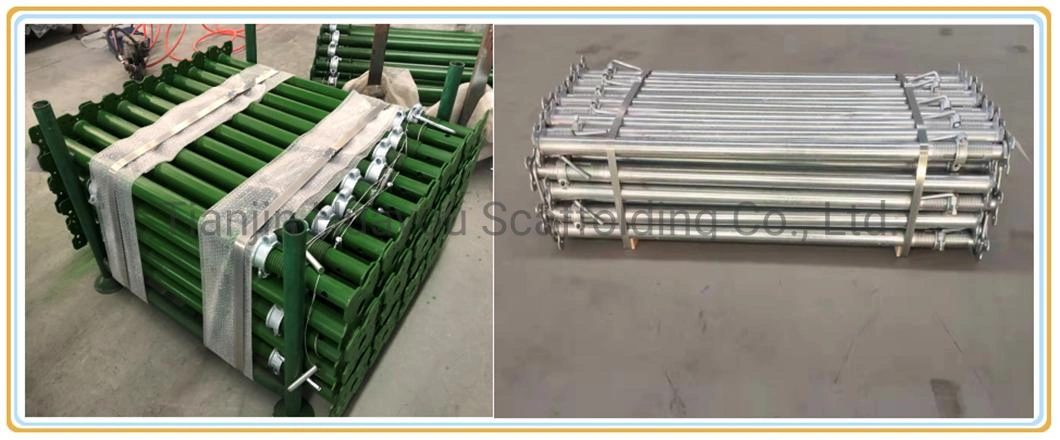 Heavy Capacity Q235 8kn / 20kn Formwork Shoring Jack Post Scaffolding Prop Jack Steel Scaffold Prop