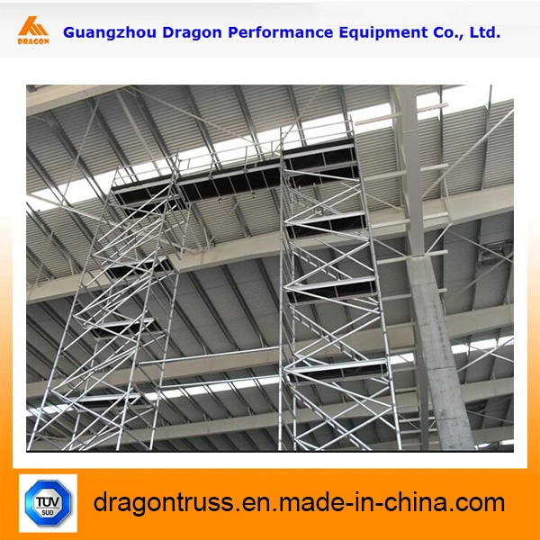 Dragonstage 2023 Quality Frame Scaffold Aluminium Scaffolding with Climbing Ladders