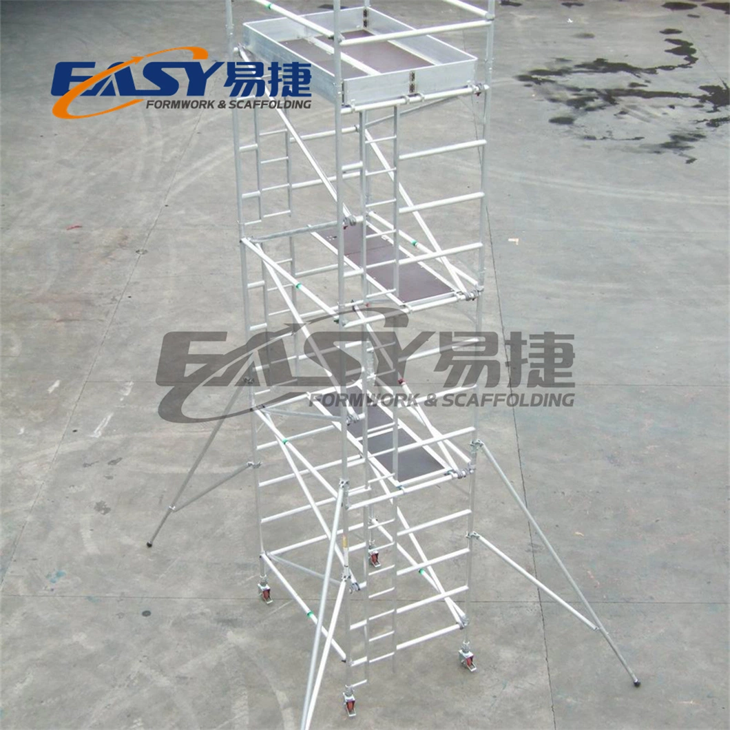 Easy Scaffolding Aluminum Moving Telescopic Scaffold Tower Mobile Tower