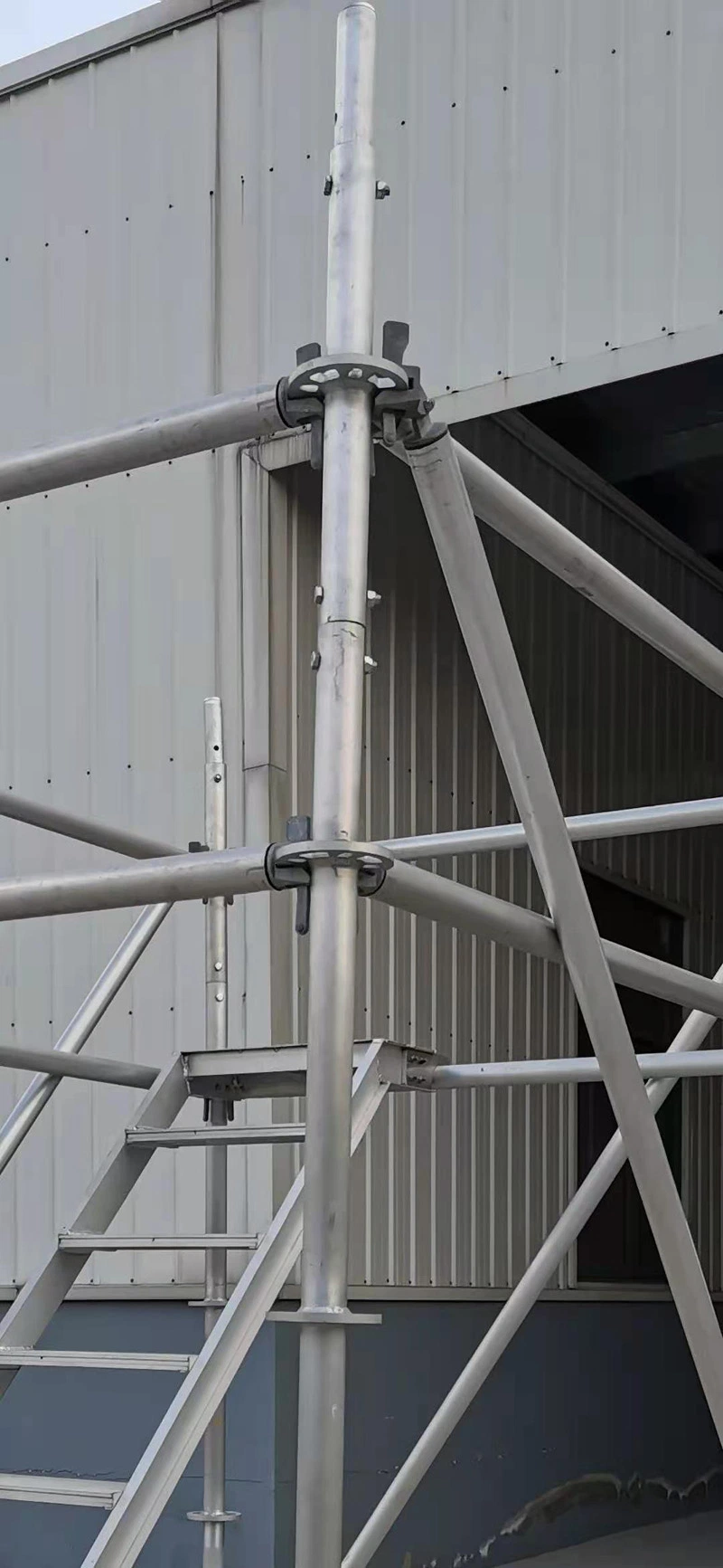 Ringlock Aluminum Construction a Frame System Aluminium Scaffold