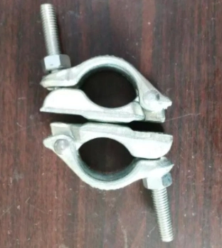 High Quality 0.97-1.05 Kg/PCS Q235 Scaffolding Clamp Swivel BS 1139 Pressed Double Coupler